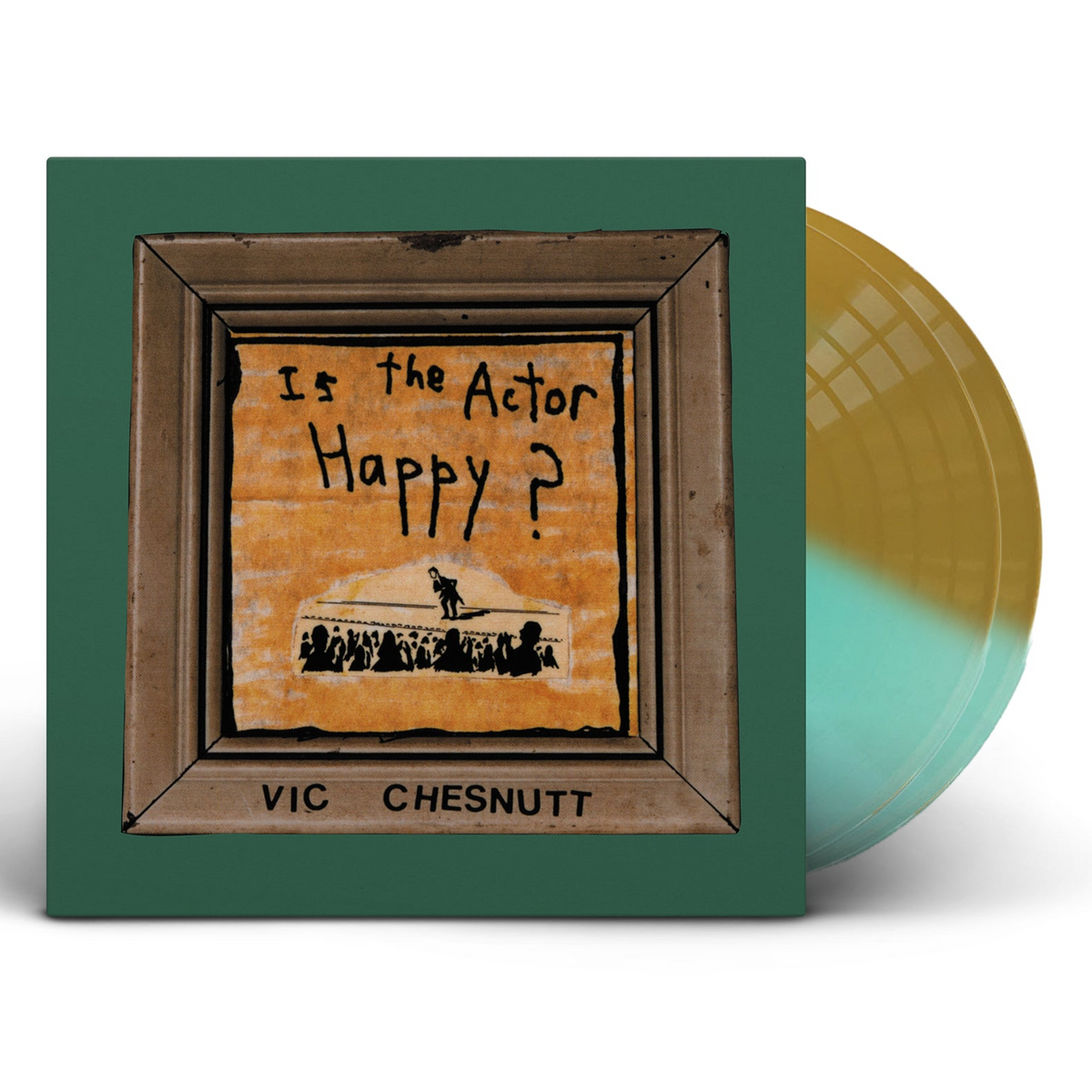 Is The Actor Happy? (SEAGLASS & GOLD SPLIT VINYL) | Mint (M) Mint (M)-The Happy Cap