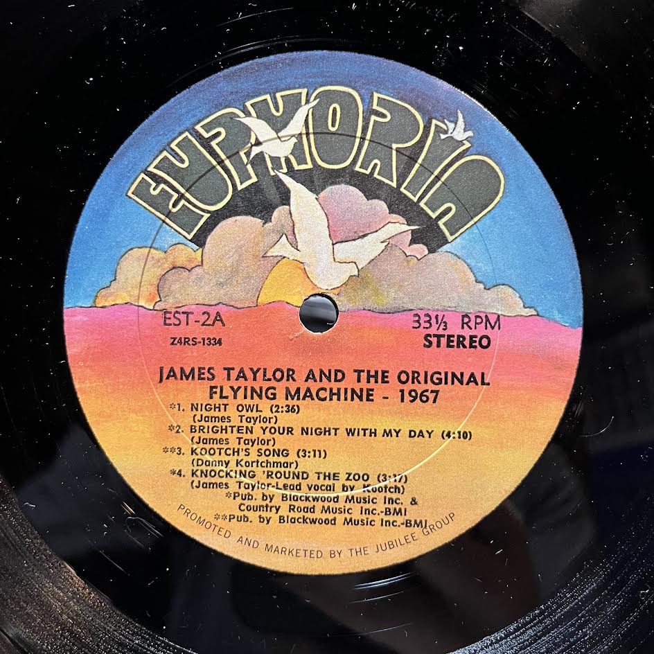 James Taylor (2) - 1967 (VINYL) | Near Mint (NM) Very Good Plus (VG+)-The Happy Cap