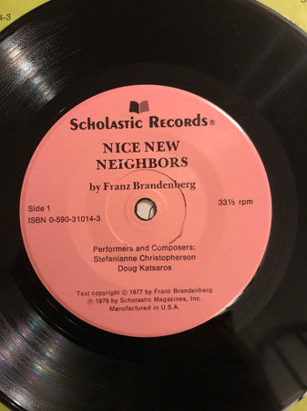 Franz Brandenberg - Nice New Neighbors (7" VINYL) | Near Mint (NM) Generic-The Happy Cap