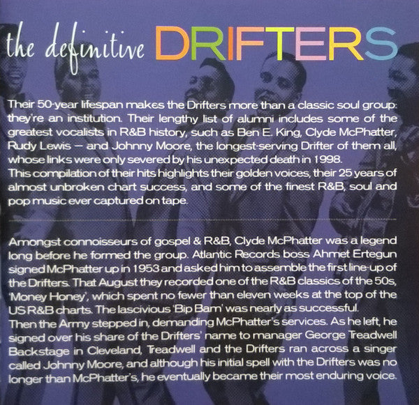 The Drifters - The Definitive Drifters *CD* | Mint (M) Mint (M)-The Happy Cap