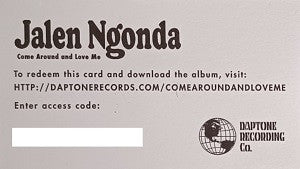 Jalen N'Gonda - Come Around And Love Me | Mint (M) Mint (M)-The Happy Cap