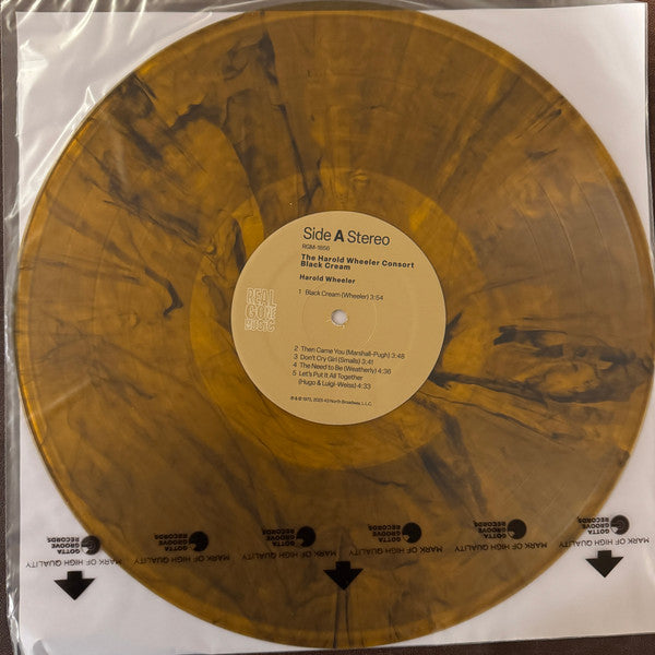 The Harold Wheeler Consort - Black Cream (COLOR VINYL) | Mint (M) Mint (M)-The Happy Cap