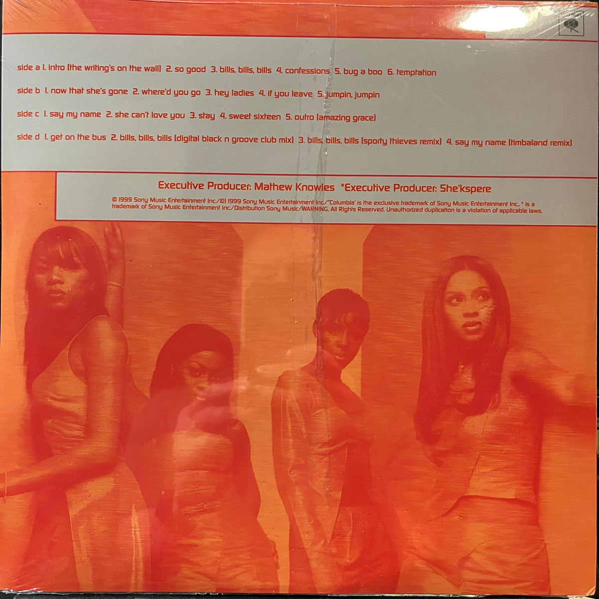 Destiny's Child - The Writing's On The Wall (2xVINYL - PROMO) | Mint (M) Mint (M)-The Happy Cap