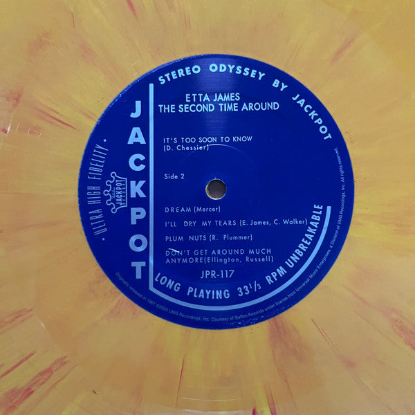 Etta James - The Second Time Around (ORANGE MARBLE VINYL) | Mint (M) Mint (M)-The Happy Cap