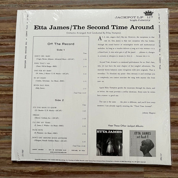 Etta James - The Second Time Around (ORANGE MARBLE VINYL) | Mint (M) Mint (M)-The Happy Cap