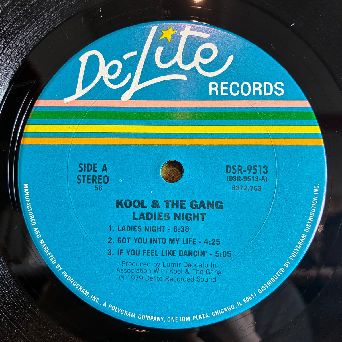 Kool & The Gang - Ladies' Night (VINYL LP De-Lite Records – DSR-9513) | USED Excellent (EX) Excellent+ (EX+)-The Happy Cap