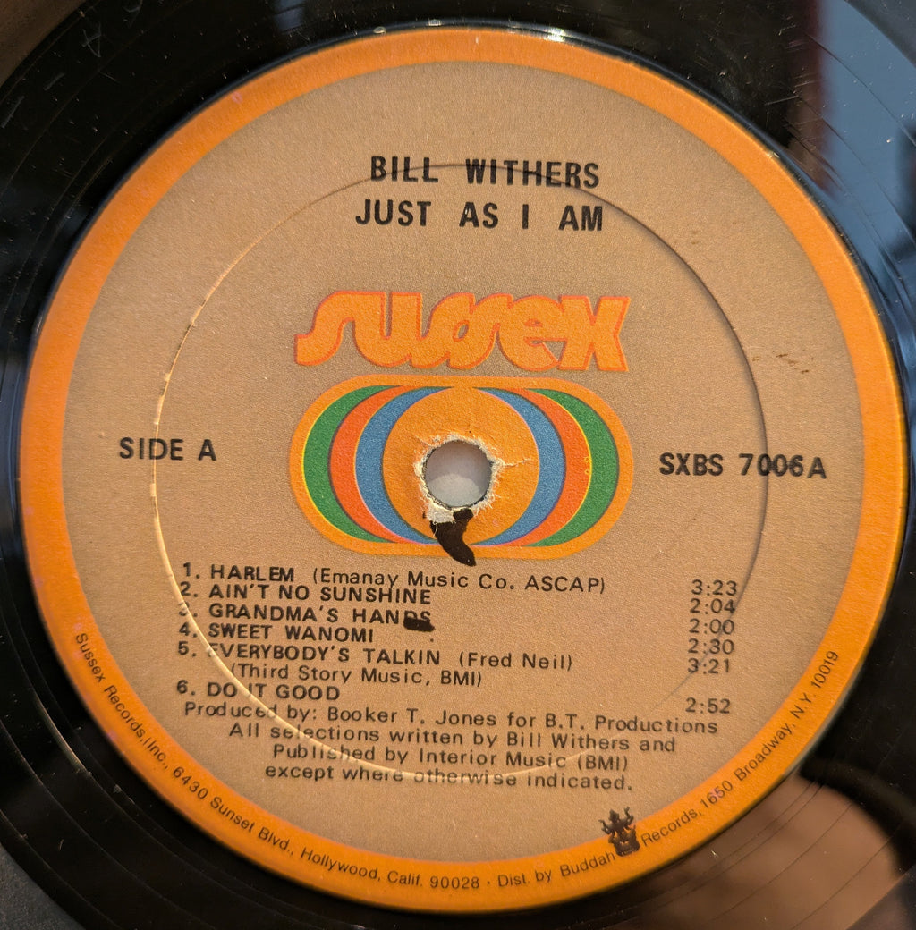 Bill Withers - Just As I Am (VINYL) | Good Plus (G+) Very Good (VG)-The Happy Cap