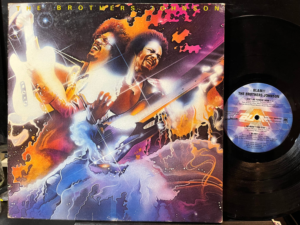 Brothers Johnson - Blam!! (VINYL LP A&M SP4714 1978) | USED Near Mint (NM) Excellent+ (EX+)-The Happy Cap