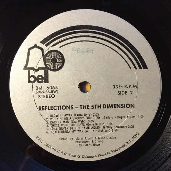 The Fifth Dimension - Reflections *BESTWAY* | Near Mint (NM) Near Mint (NM)-The Happy Cap