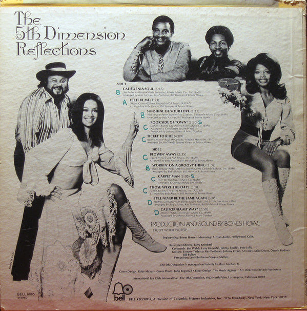 The Fifth Dimension - Reflections *BESTWAY* | Near Mint (NM) Near Mint (NM)-The Happy Cap