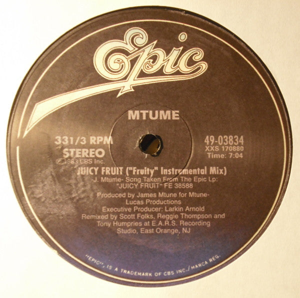 Mtume - Juicy Fruit (VINYL 12") | NEW Mint (M) Generic-The Happy Cap
