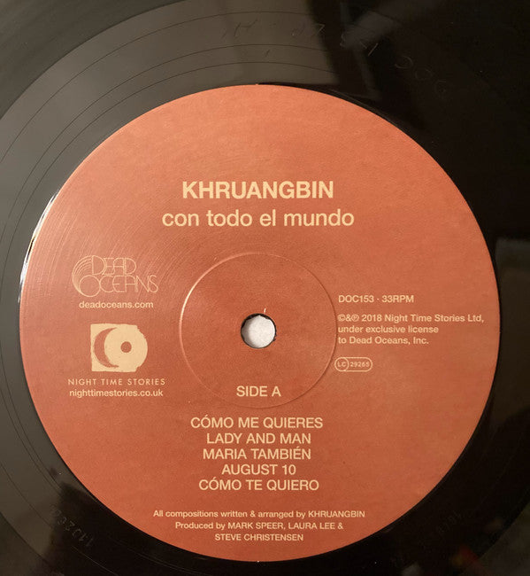 Khruangbin - Con Todo El Mundo | Mint (M) Mint (M)-The Happy Cap