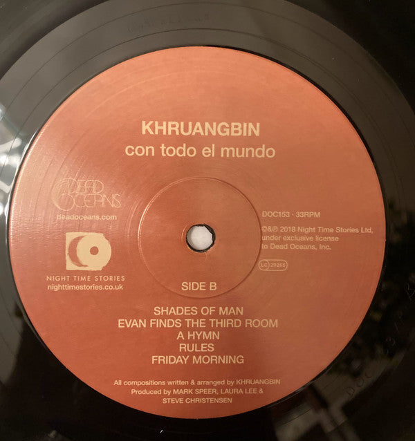 Khruangbin - Con Todo El Mundo | Mint (M) Mint (M)-The Happy Cap