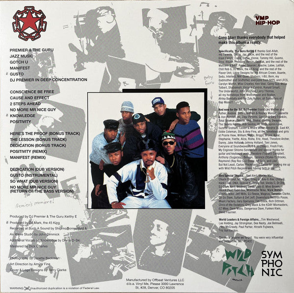 Gang Starr - No More Mr. Nice Guy | Mint (M) Mint (M)-The Happy Cap