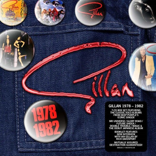 Gillan - 1978-1982 - Deluxe Boxset (Deluxe Edition, Boxed Set - 7 CDs) | Mint (M) Mint (M)-The Happy Cap