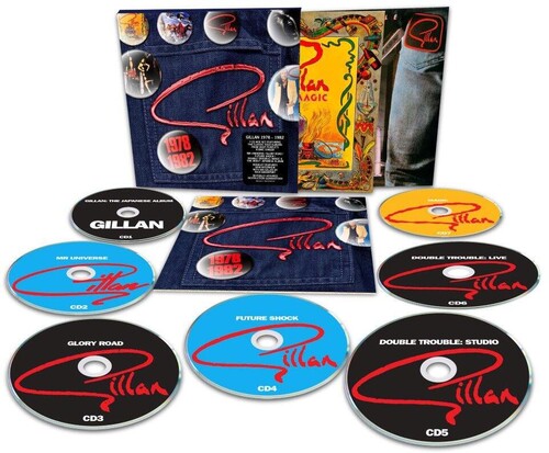 Gillan - 1978-1982 - Deluxe Boxset (Deluxe Edition, Boxed Set - 7 CDs) | Mint (M) Mint (M)-The Happy Cap