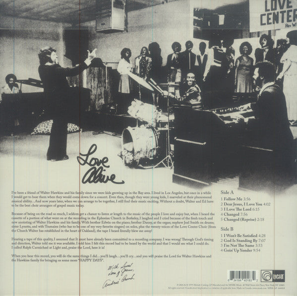 Walter Hawkins - Love Alive (VINYL RSD) |-The Happy Cap