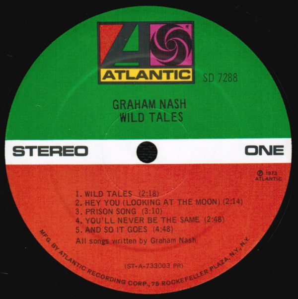 Graham Nash - Wild Tales | Near Mint (NM) Near Mint (NM)-The Happy Cap