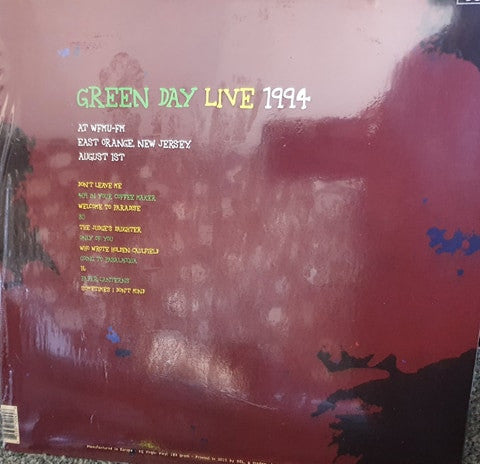 Green Day - Live At East Orange, New Jersey, 1994 | Mint (M) Mint (M)-The Happy Cap