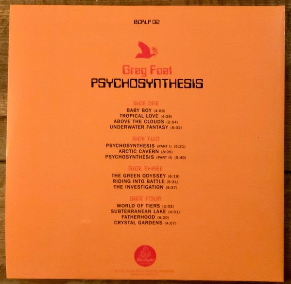 Greg Foat - Psychosynthesis | Mint (M) Mint (M)-The Happy Cap