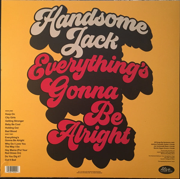 Handsome Jack - Everything's Gonna Be Alright | Mint (M) Mint (M)-The Happy Cap