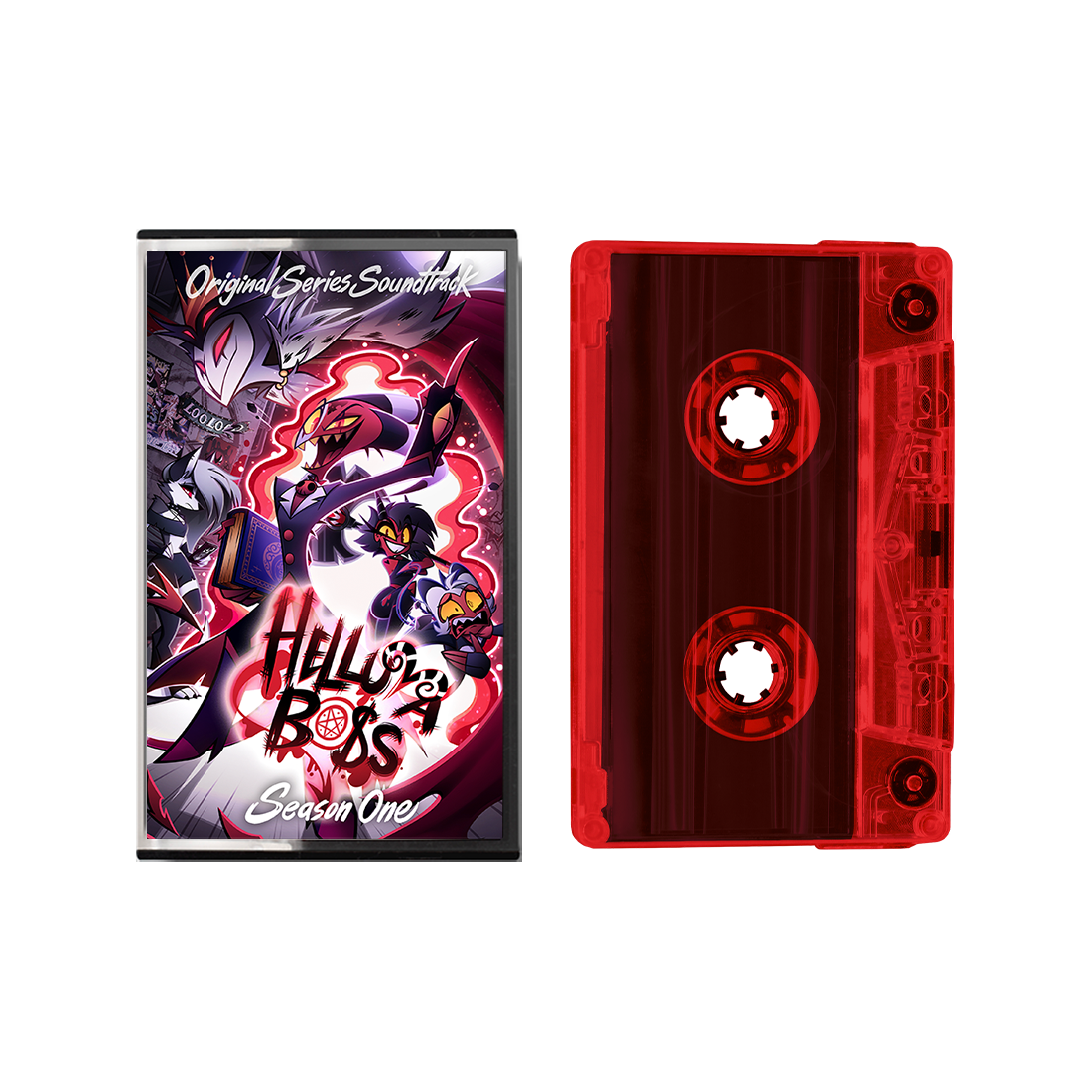 Helluva Boss - Helluva Boss: Season 1 (Original Soundtrack) [Blood Red Cassette] |-The Happy Cap