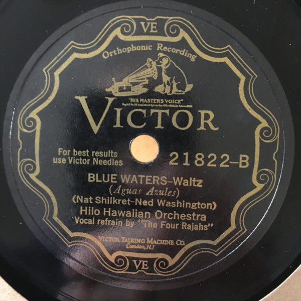 Hilo Hawaiian Orchestra - Under The Stars Of Havana / Blue Waters | Very Good (VG) Generic-The Happy Cap