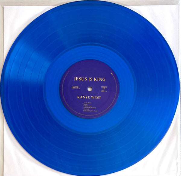 Kanye West - Jesus Is King (TRANSLUCENT BLUE VINYL) | Mint (M) Mint (M)-The Happy Cap