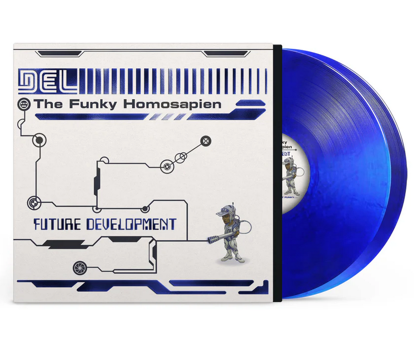 Del the Funky Homosapien - Future Development (BLUE SILVER 2xVINYL) | Mint (M) Mint (M)-The Happy Cap