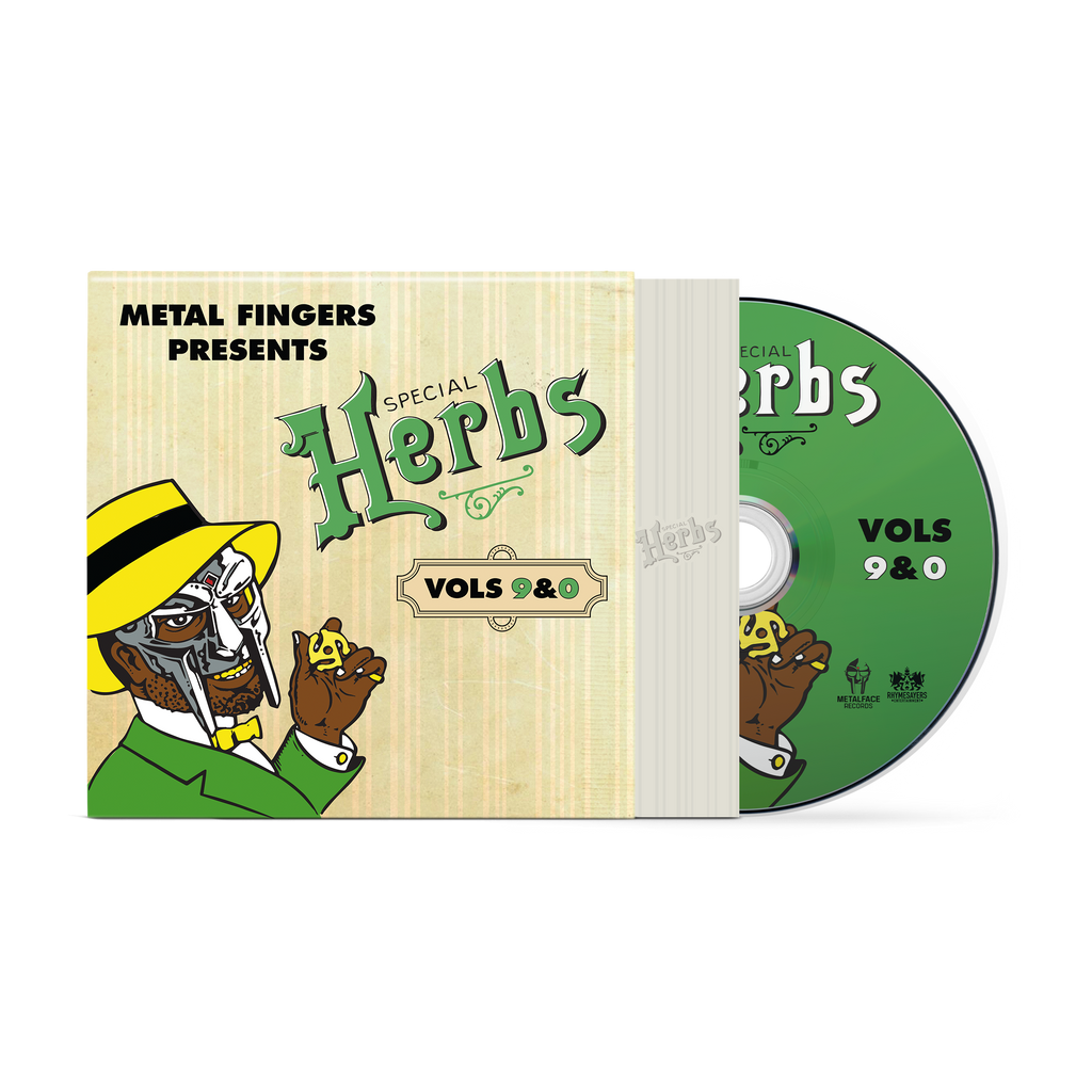 MF Doom - Metal Fingers Presents: Special Herbs Vol. 9 & 0 (CD) | Mint (M) Mint (M)-The Happy Cap