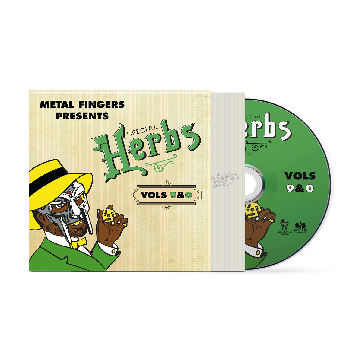 MF Doom - Metal Fingers Presents: Special Herbs Vol. 9 & 0 (CD) | Mint (M) Mint (M)-The Happy Cap