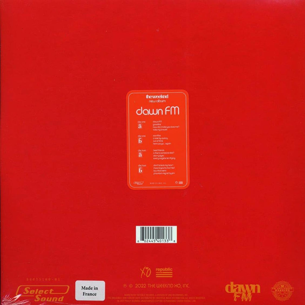 The Weeknd - (RECORD 2 ONLY) Dawn FM (Limited Edition, Alternate Cover Artwork) [Import] | Mint (M) Mint (M)-The Happy Cap