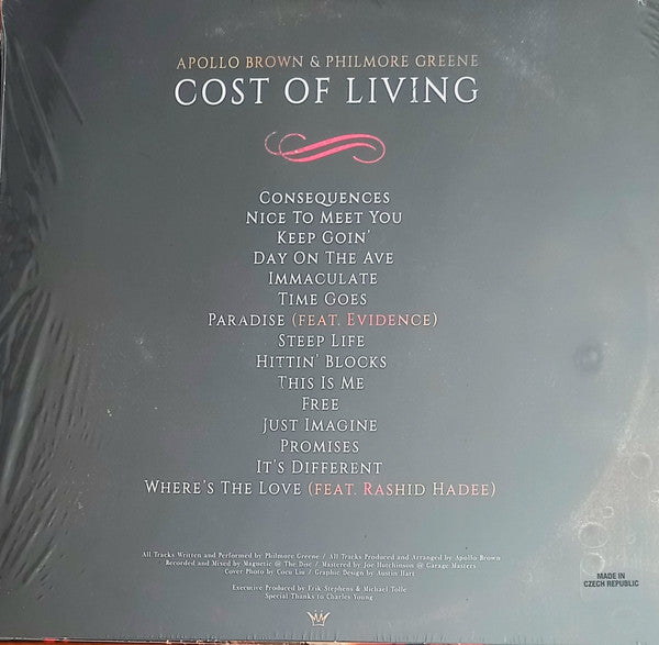 Apollo Brown - Cost Of Living | Mint (M) Mint (M)-The Happy Cap