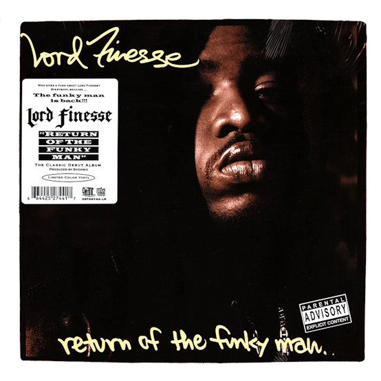 Lord Finesse - Return Of The Funky Man (TAN W/ BLACK SPLATTER VINYL) | Mint (M) Mint (M)-The Happy Cap