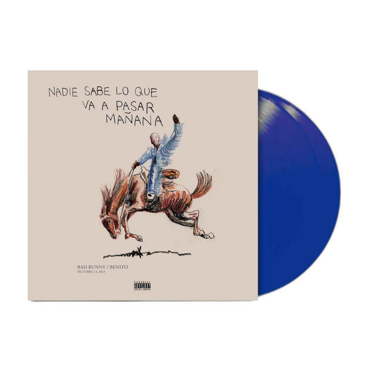 Nadie Sabe Lo Que Va A Pasar Mañana (BLUE VINYL) | Mint (M) Mint (M)-The Happy Cap