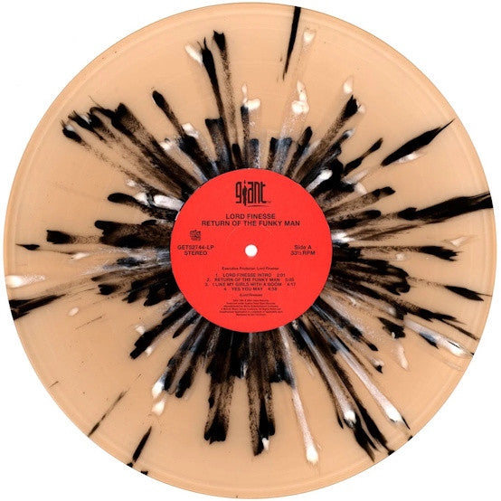 Lord Finesse - Return Of The Funky Man (TAN W/ BLACK SPLATTER VINYL) | Mint (M) Mint (M)-The Happy Cap