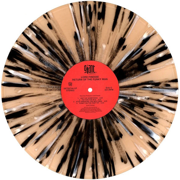 Lord Finesse - Return Of The Funky Man (TAN W/ BLACK SPLATTER VINYL) | Mint (M) Mint (M)-The Happy Cap