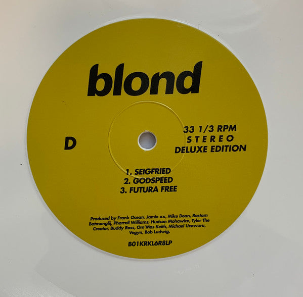 Blond (2xUNOFFICIAL VINYL) |-The Happy Cap