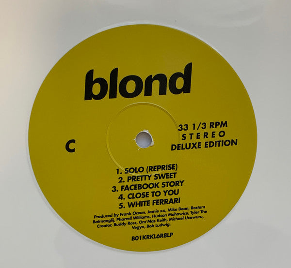 Blond (2xUNOFFICIAL VINYL) |-The Happy Cap