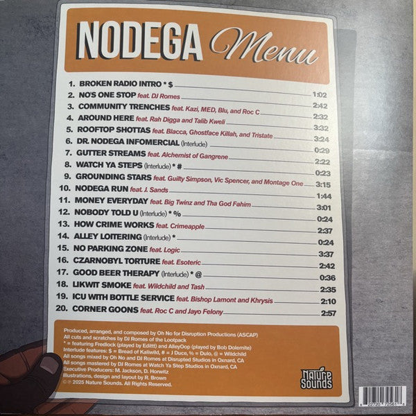 Nodega (VINYL) |-The Happy Cap
