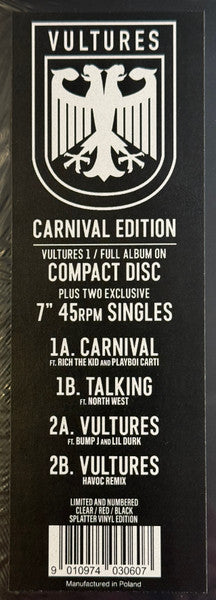 ¥$ - Vultures 1 - Carnival Edition (7" VINYL SET) |-The Happy Cap