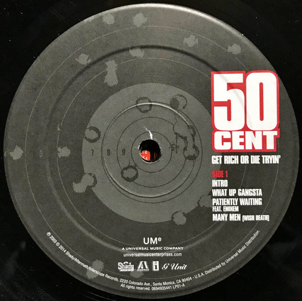 50 Cent - Get Rich Or Die Tryin' (2xVINYL) | Near Mint- (NM-)-The Happy Cap
