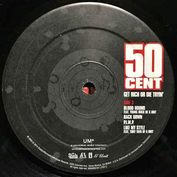 50 Cent - Get Rich Or Die Tryin' (2xVINYL) | Near Mint- (NM-)-The Happy Cap