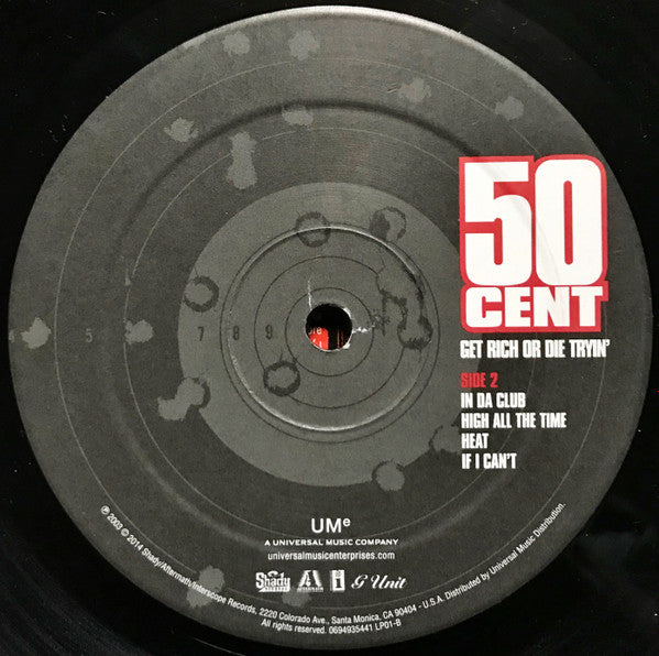 50 Cent - Get Rich Or Die Tryin' (2xVINYL) | Near Mint- (NM-)-The Happy Cap