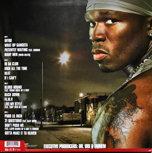 50 Cent - Get Rich Or Die Tryin' (2xVINYL) | Near Mint- (NM-)-The Happy Cap