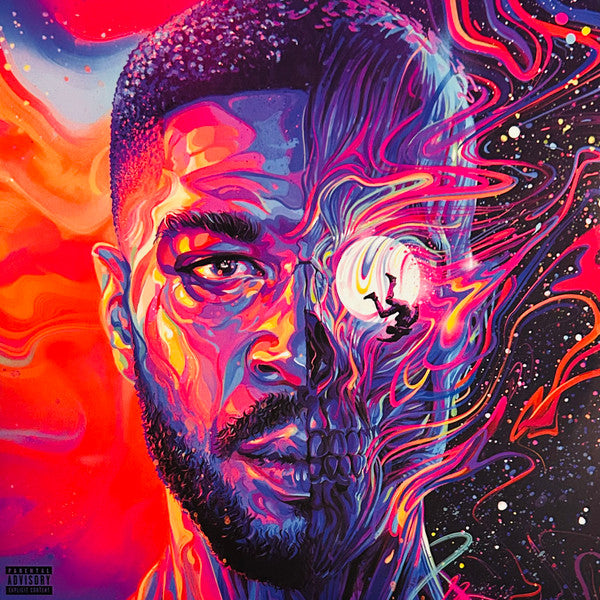 Kid Cudi - Man On The Moon III: The Chosen (TRANSLUCENT SEA BLUE 2xVINYL) | Near Mint (NM) Near Mint (NM)-The Happy Cap