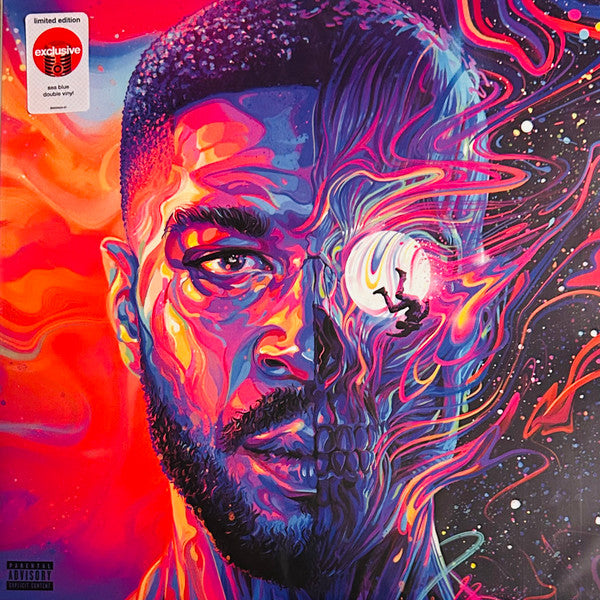 Kid Cudi - Man On The Moon III: The Chosen (TRANSLUCENT SEA BLUE 2xVINYL) | Near Mint (NM) Near Mint (NM)-The Happy Cap