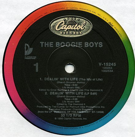 Boogie Boys - Dealin' With Life | Near Mint (NM) Excellent (EX)-The Happy Cap