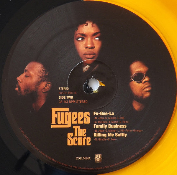 Fugees - The Score (2XVMP ORANGE/BLACK SPLIT VINYL) | Near Mint (NM) Very Good Plus (VG+)-The Happy Cap