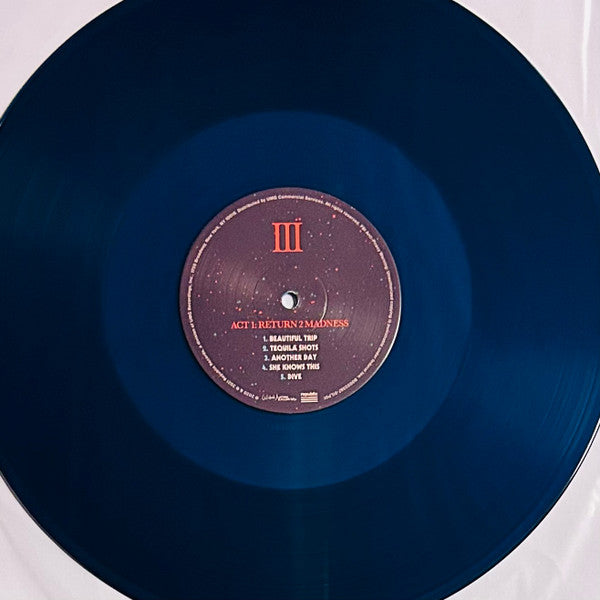 Kid Cudi - Man On The Moon III: The Chosen (TRANSLUCENT SEA BLUE 2xVINYL) | Near Mint (NM) Near Mint (NM)-The Happy Cap